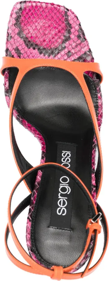Aracne 100mm leather sandals - Image 4