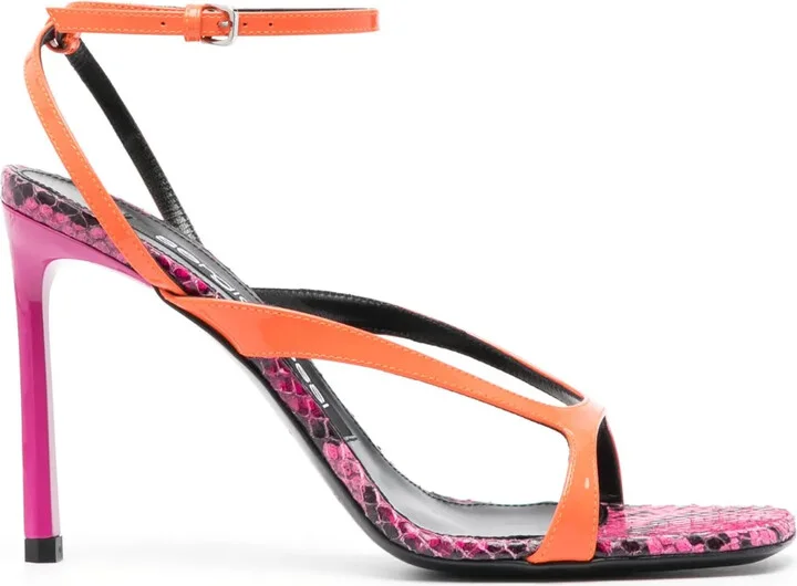 Aracne 100mm leather sandals