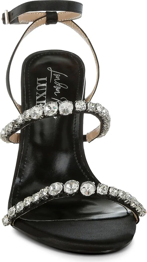 Aragon Crystal Embellished Ankle Strap Sandal - Image 3