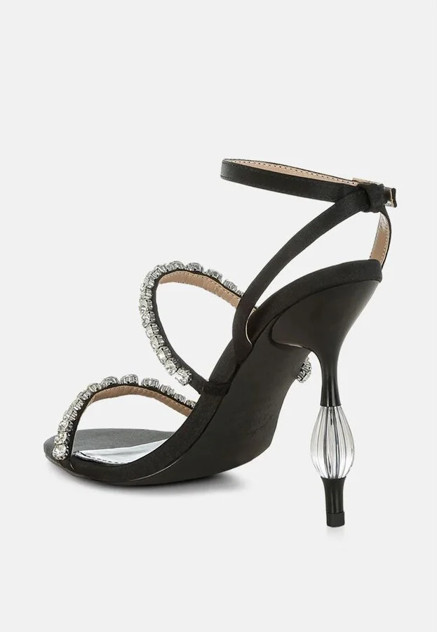 Aragon Diamante Embellished Fantasy Heel Sandals - Image 3