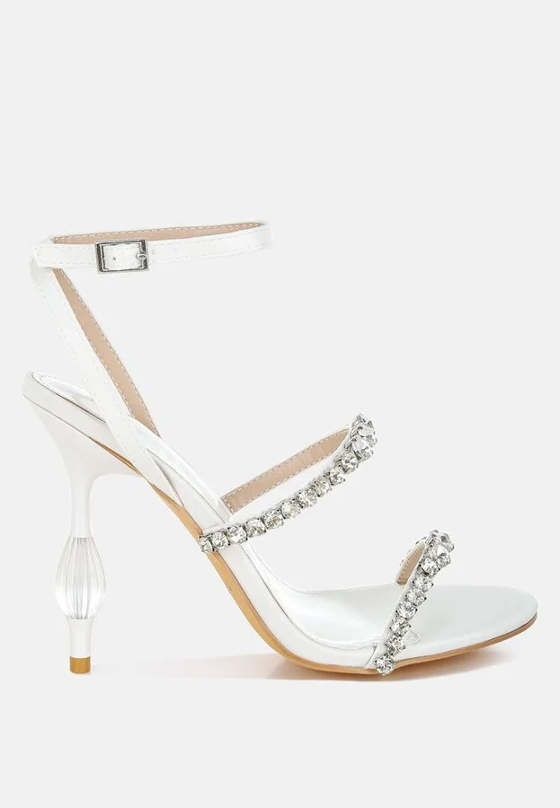 Aragon Diamante Embellished Fantasy Heel Sandals - Image 4