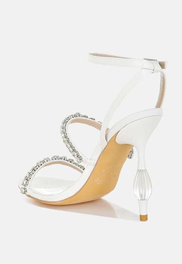 Aragon Diamante Embellished Fantasy Heel Sandals - Image 5