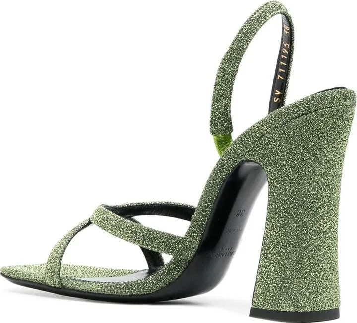 Arancha 110mm lurex sandals - Image 3
