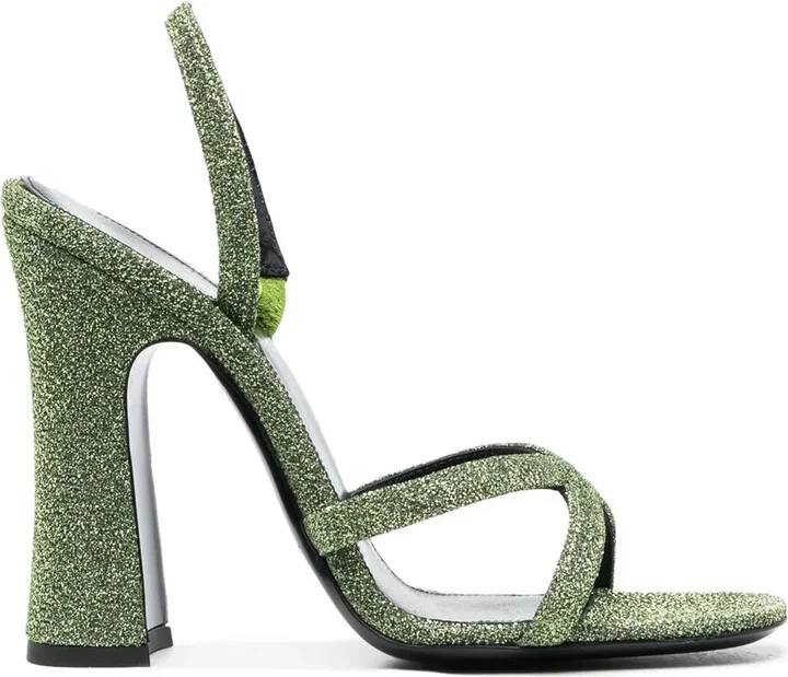 Arancha 110mm lurex sandals