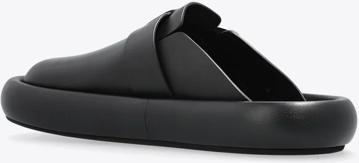 Arc Leather Clog Slides - Image 2