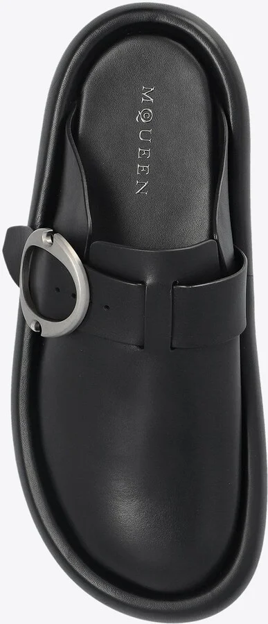 Arc Leather Clog Slides - Image 3