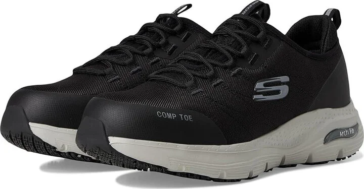 Arch Fit SR-Ebinal 108075-BKGY Women 6 Black Comp Toe Work Shoe ZPO3654
