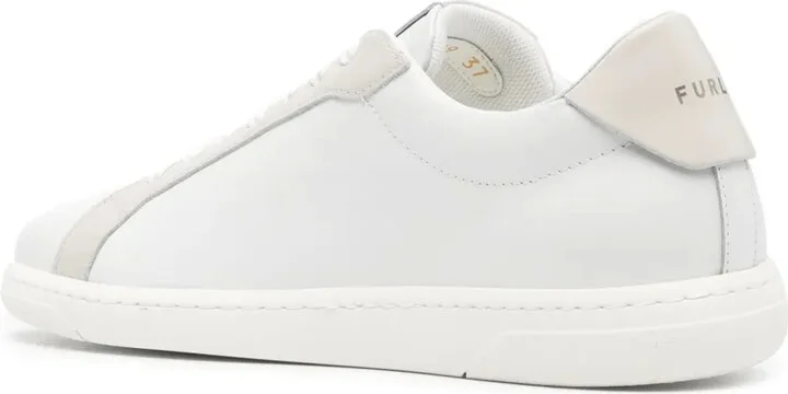 Arch-motif leather sneakers - Image 3