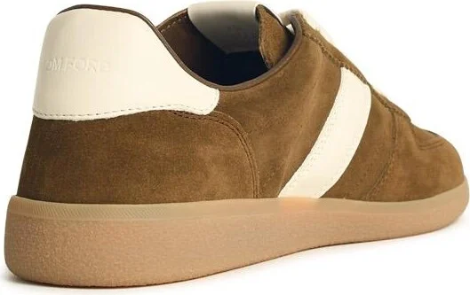 'archer' Brown Suede Sneakers - Image 3