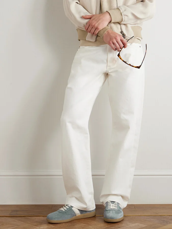 Archer Leather-Trimmed Suede Sneakers - Image 2