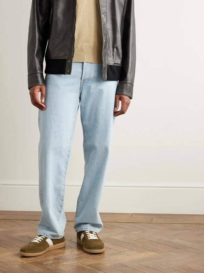 Archer Leather-Trimmed Suede Sneakers - Image 2