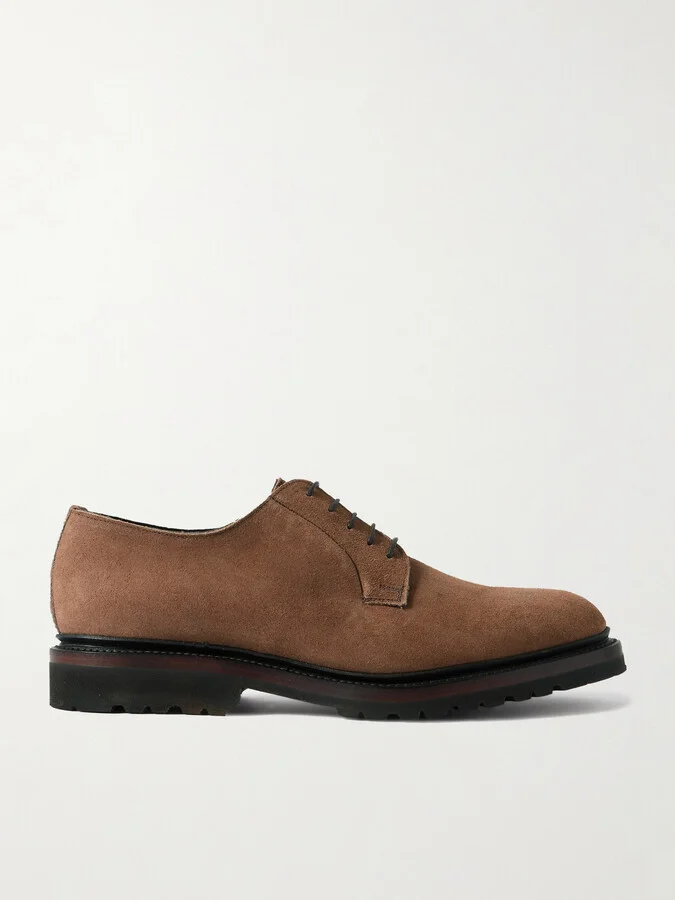 Archie Waxed-Leather Derby Shoes