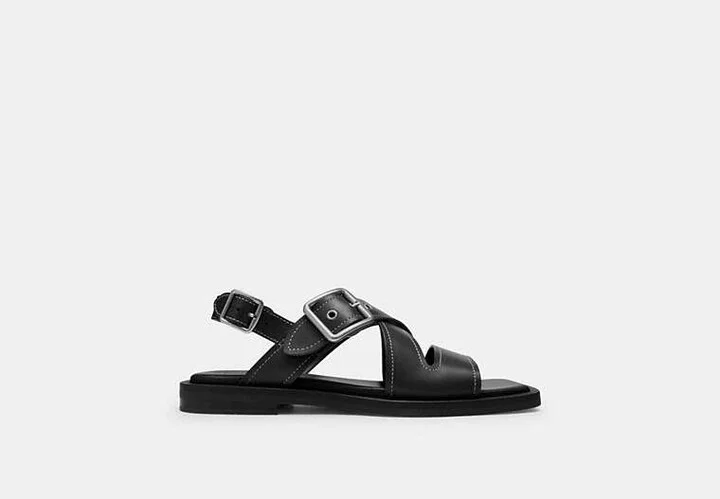 Archival Buckle Flat Sandal - Image 3