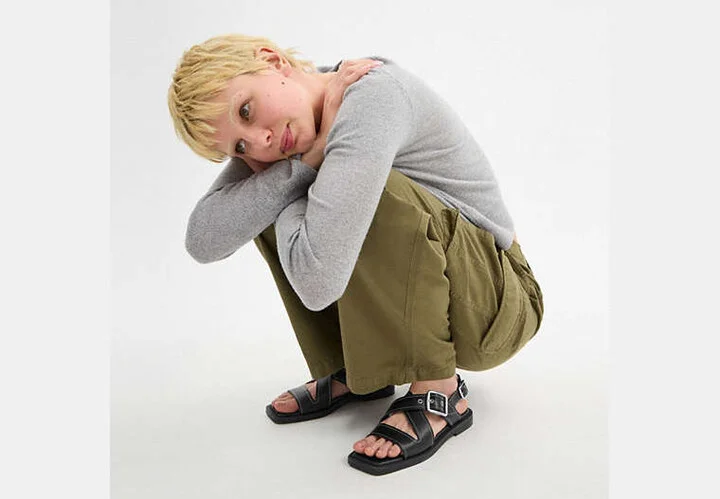 Archival Buckle Flat Sandal - Image 6