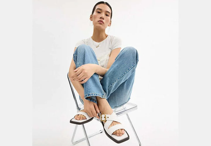 Archival Buckle Flat Sandal - Image 6