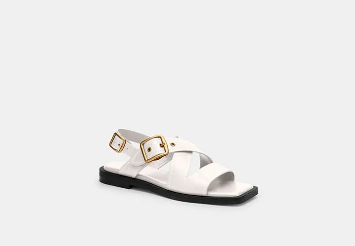 Archival Buckle Flat Sandal