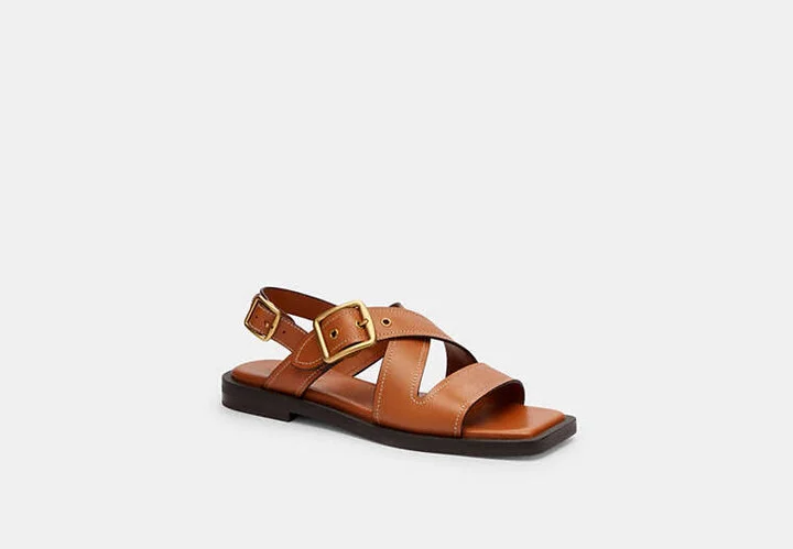 Archival Buckle Flat Sandal