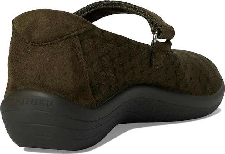 Arcopedico Estrela Women's Flat Shoes Olive : EU 39 (US Women's 8-8.5) M, Nylon/Rubber - Image 4