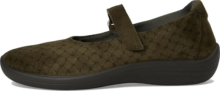 Arcopedico Estrela Women's Flat Shoes Olive : EU 39 (US Women's 8-8.5) M, Nylon/Rubber - Image 6