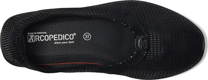Arcopedico L14 Women's Flat Shoes Lagrimas Black : EU 36 (US Women's 5.5-6) M, Synthetic - Image 3