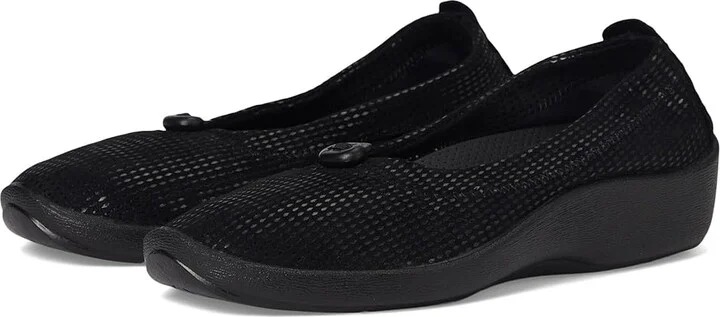 Arcopedico L14 Women's Flat Shoes Lagrimas Black : EU 36 (US Women's 5.5-6) M, Synthetic