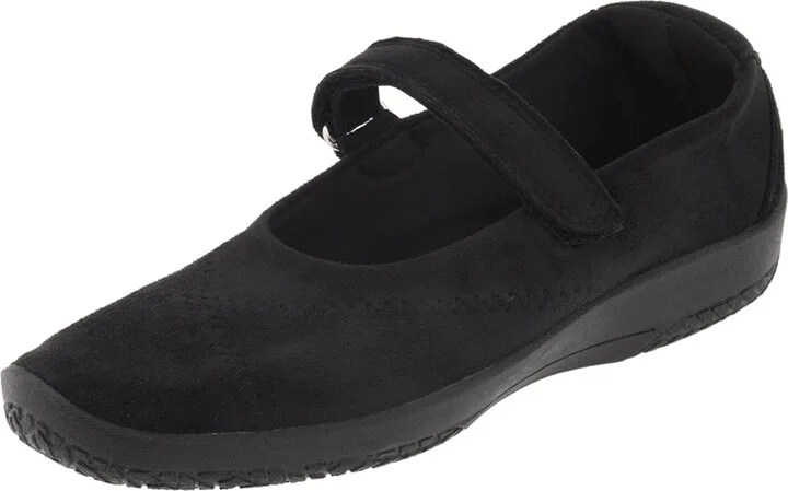 Arcopedico L18 Women's Maryjane Shoes Black Faux Suede : EU 37 (US Women's 6.5) M, Synthetic - Image 2
