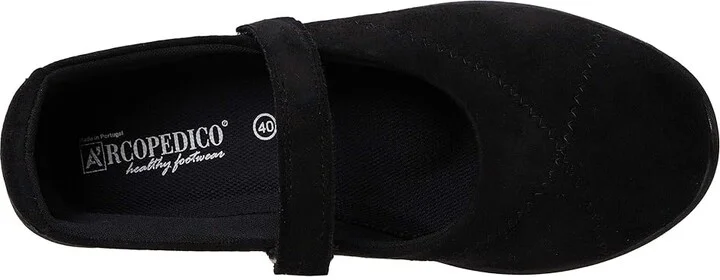 Arcopedico L18 Women's Maryjane Shoes Black Faux Suede : EU 37 (US Women's 6.5) M, Synthetic - Image 3