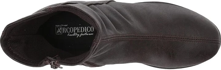 Arcopedico L19 Women's Zip Boots Cafe : EU 40 (US Women's 9) M, Suede/Synthetic - Image 3