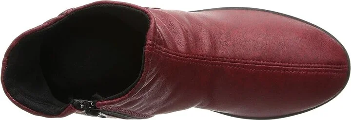 Arcopedico L19 Women's Zip Boots Cherry Red : EU 36 (US Women's 5.5-6) M, Suede/Synthetic - Image 3