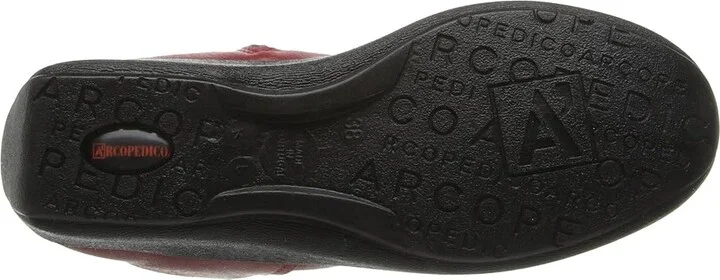 Arcopedico L19 Women's Zip Boots Cherry Red : EU 36 (US Women's 5.5-6) M, Suede/Synthetic - Image 4