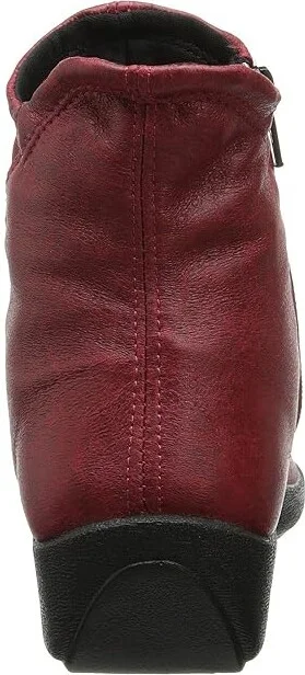 Arcopedico L19 Women's Zip Boots Cherry Red : EU 36 (US Women's 5.5-6) M, Suede/Synthetic - Image 5