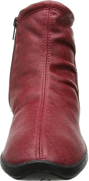 Arcopedico L19 Women's Zip Boots Cherry Red : EU 36 (US Women's 5.5-6) M, Suede/Synthetic - Image 6