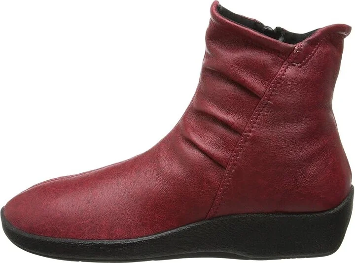 Arcopedico L19 Women's Zip Boots Cherry Red : EU 36 (US Women's 5.5-6) M, Suede/Synthetic - Image 7