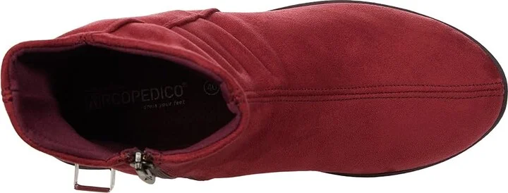 Arcopedico L19 Women's Zip Boots Gal Bordeaux : EU 36 (US Women's 5.5-6) M, Suede - Image 2