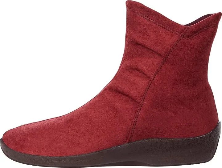Arcopedico L19 Women's Zip Boots Gal Bordeaux : EU 36 (US Women's 5.5-6) M, Suede - Image 6