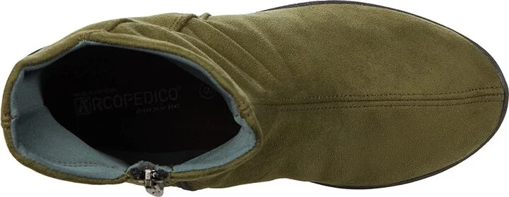 Arcopedico L19 Women's Zip Boots Gal Olive : EU 36 (US Women's 5.5-6) M, Suede - Image 2