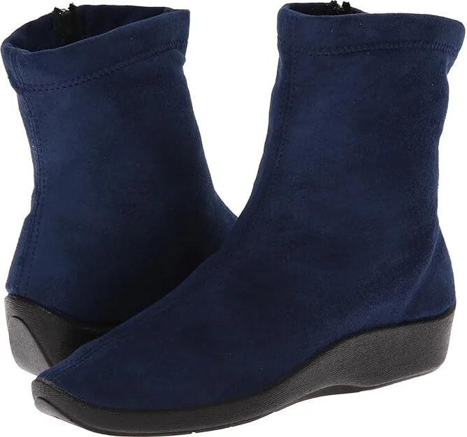 Arcopedico L8 Women's Zip Boots Navy Suede : EU 35 (US Women's 4.5-5) M