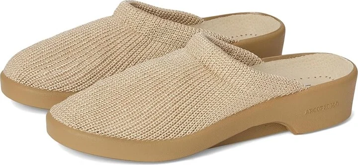 Arcopedico Light Women's Clog Shoes Beige : EU 35 (US Women's 4.5-5) M, Synthetic/Textile