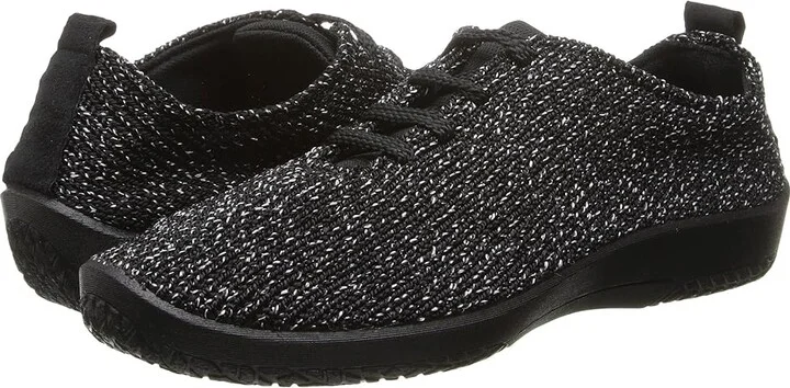 Arcopedico LS Women's Lace up casual Shoes Black Starry Nite : EU 36 (US Women's 5.5-6) M, Synthetic/Textile