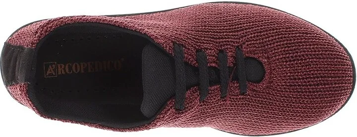 Arcopedico LS Women's Lace up casual Shoes Bordeaux : EU 37 (US Women's 6.5) M, Synthetic/Textile - Image 3