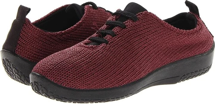 Arcopedico LS Women's Lace up casual Shoes Bordeaux : EU 37 (US Women's 6.5) M, Synthetic/Textile