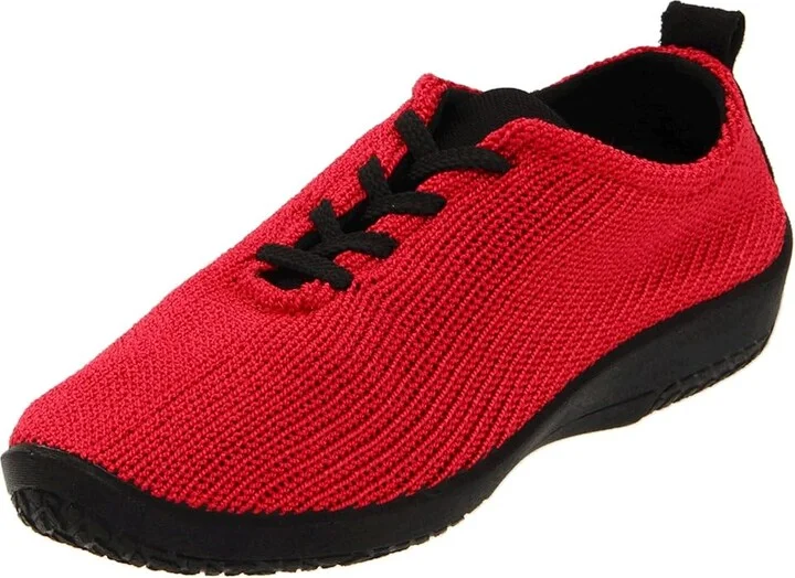 Arcopedico LS Women's Lace up casual Shoes Red : EU 36 (US Women's 5.5-6) M, Synthetic/Textile - Image 2