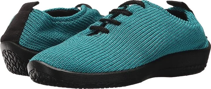 Arcopedico LS Women's Lace up casual Shoes Turquoise : EU 36 (US Women's 5.5-6) M, Synthetic/Textile