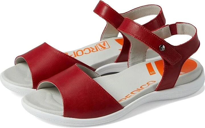 Arcopedico Rapa Nui Women's Shoes Red Leather : EU 37 (US Women's 6.5) M