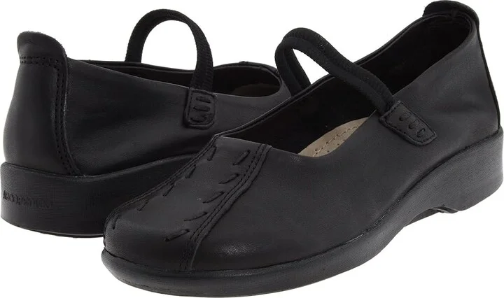 Arcopedico Shawna Women's Maryjane Shoes Black : EU 35 (US Women's 4.5-5) M, Leather