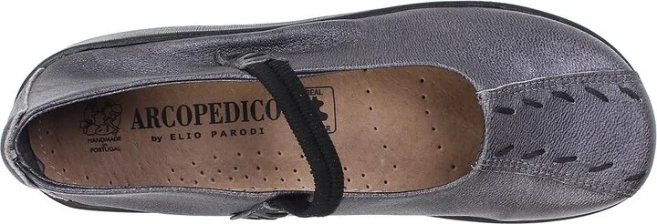 Arcopedico Shawna Women's Maryjane Shoes Pewter : EU 36 (US Women's 5.5-6) M, Leather - Image 3