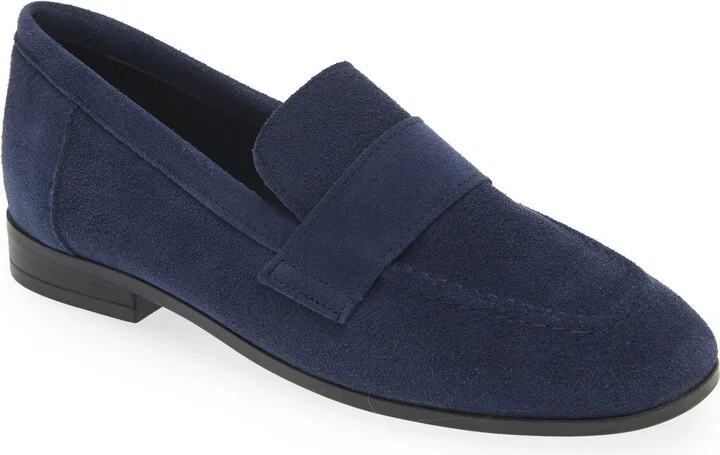 Navy Suede