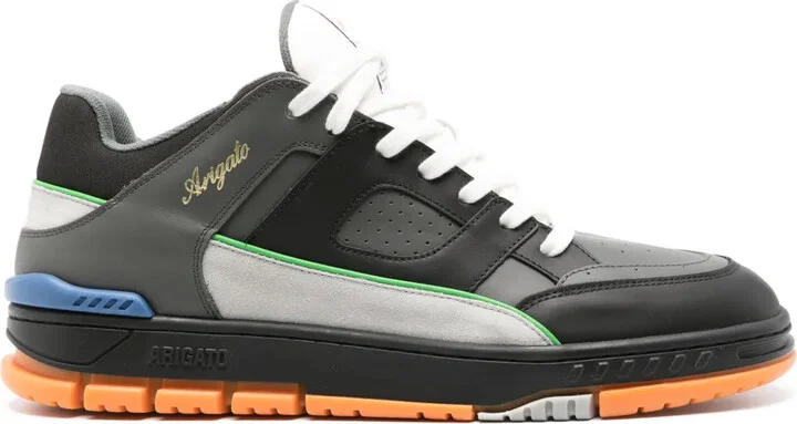 Area leather sneakers