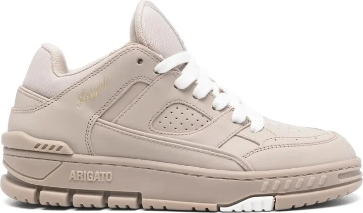 Area leather sneakers