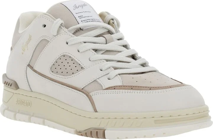 'area Lo' Beige Low Top Sneakers With Logo Patch On The Tongue And Chunky Sole In Leather Man - Image 2